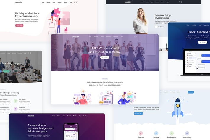 Snowlake - Creative Business & Startup Template
