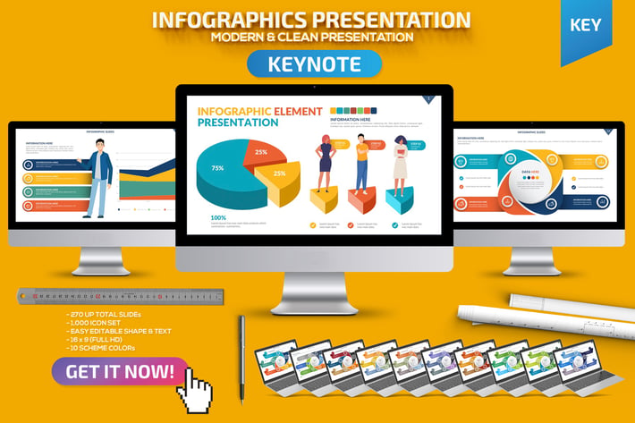 Infographic Keynote Presentation Template