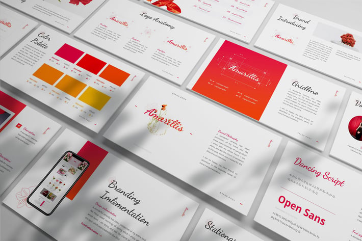 Amarillis - Brandbook Powerpoint Template
