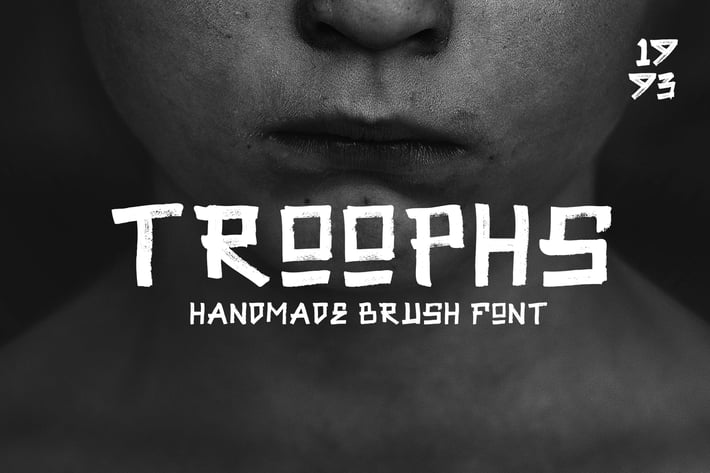 Troophs - Brush Fonts