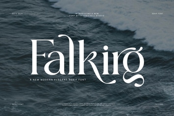 Falkirg Modern Serif Typeface