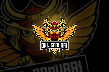 Owl Samurai Esport Logo