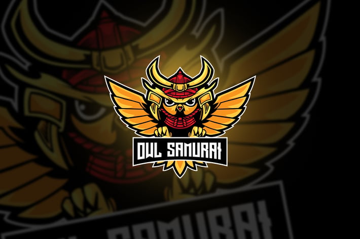 Owl Samurai Esport Logo