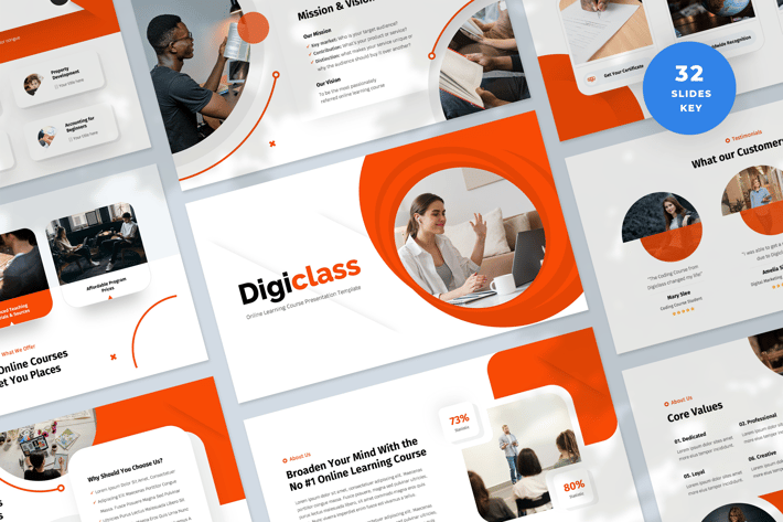 Online Education Keynote Template