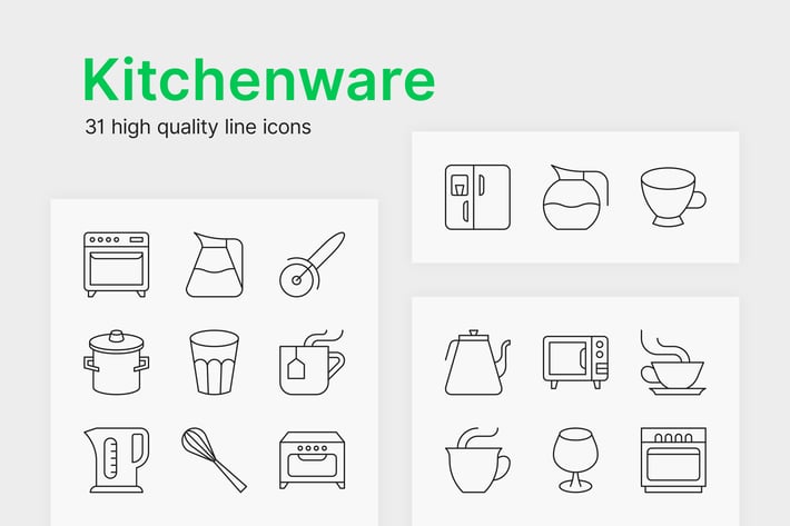 Kitchenware Icons