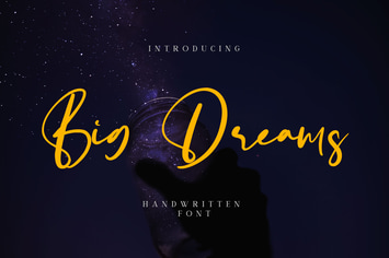 Big Dreams - Handwritten Script Font