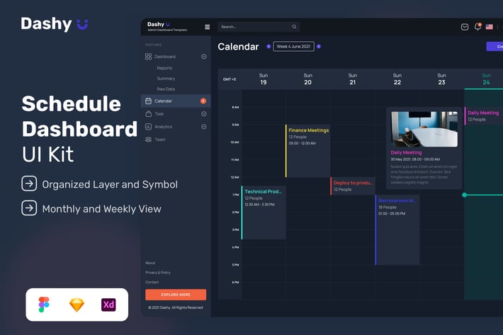 Schedule Timeline Dashboard