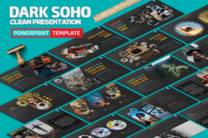 Dark Soho Powerpoint Presentation