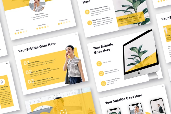 Light & Solid PowerPoint Template