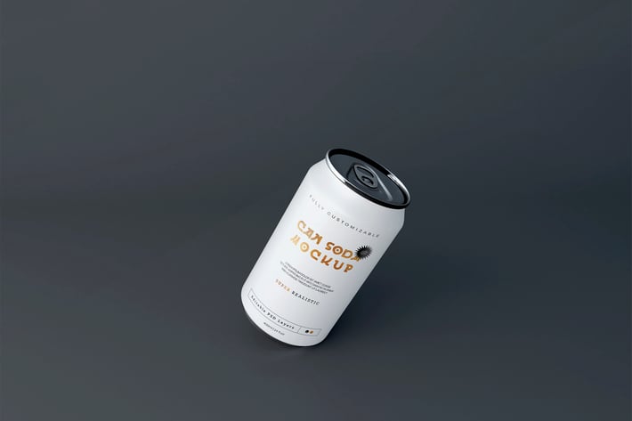 Soda Can Mockup