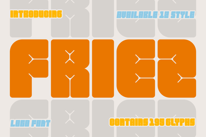 Friez - Logo Font