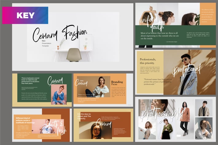 Cemany - Fashion Keynote Template