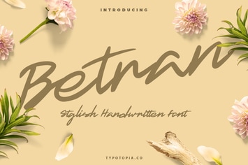 Betran Hand Drawing Font