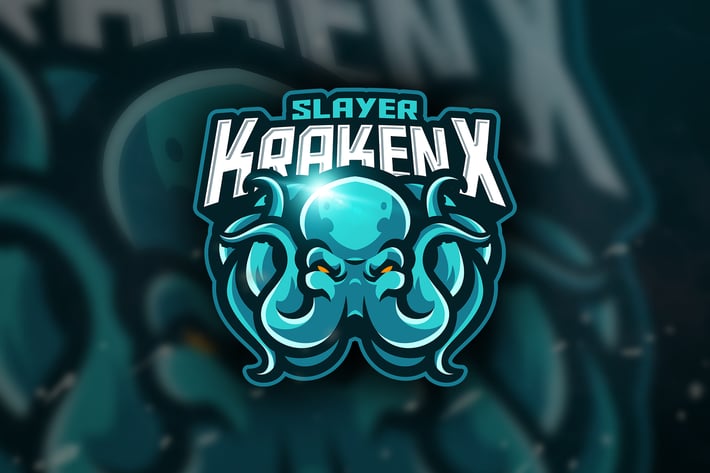 Slayer KrakenX - Mascot & Esport Logo