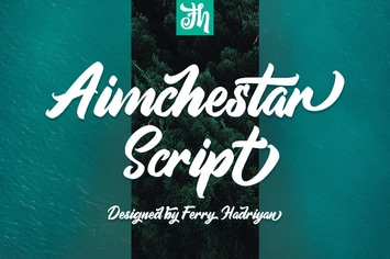 Aimchestar - Script Font