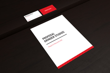 Business Card Mockup and Letter/A4 Mockup