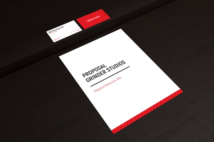 Business Card Mockup and Letter/A4 Mockup