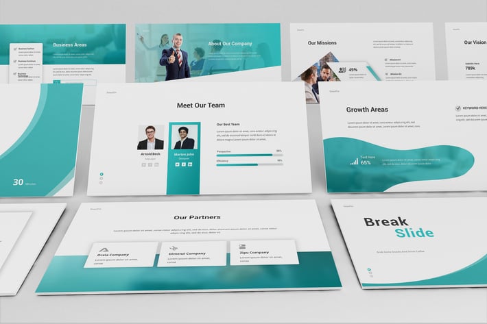 SmartFin Financial Keynote Template