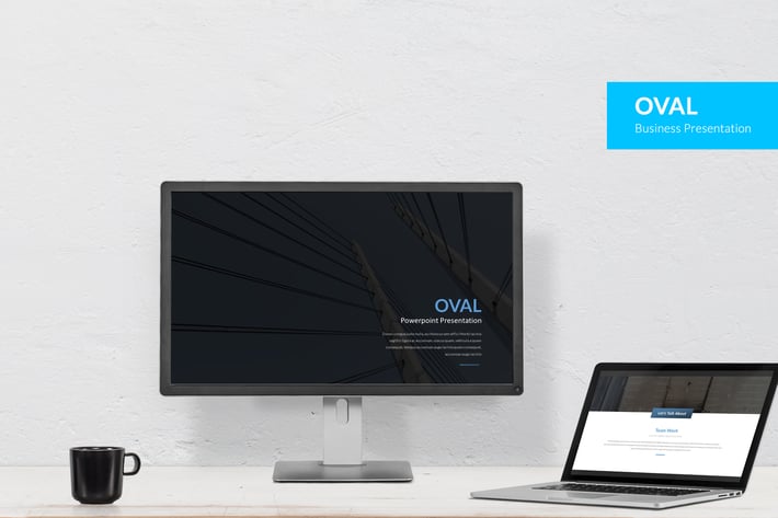 Oval Business Keynote Presentation