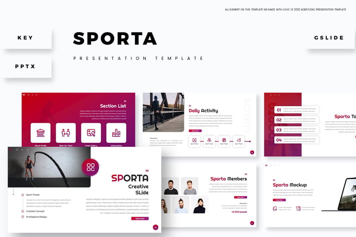 Sporta - Presentation Template