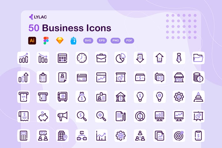 Lylac - Business Icons