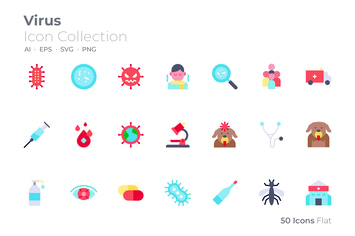 Virus Color Icon