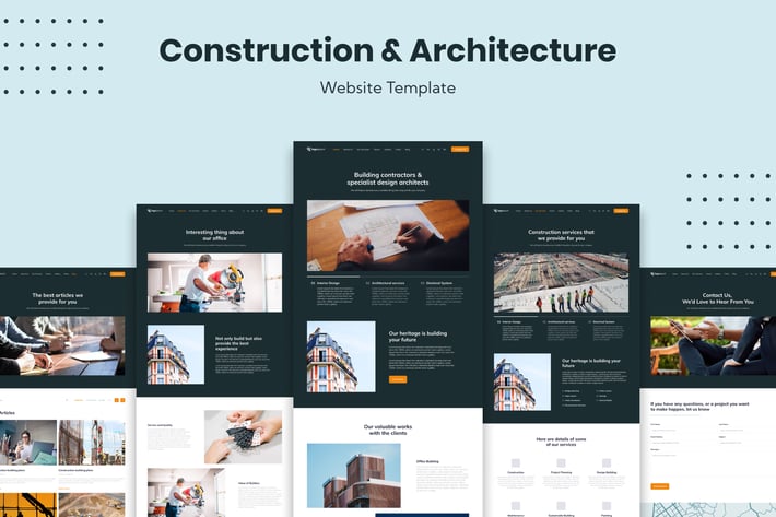 Architecture Construction Business Web Template