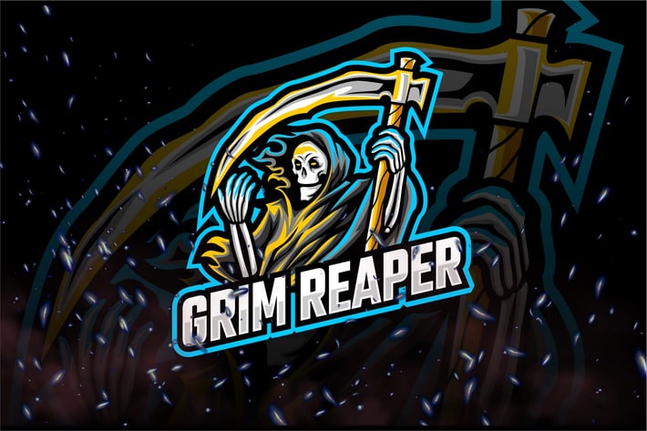 Grim Reapers E-Sport and Sport Logo Template