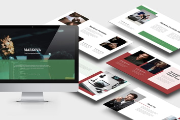 Markova : Business Lookbook Style Powerpoint