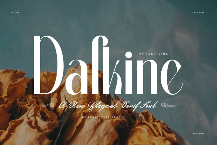 Dalkine Elegant Serif Font Typeface