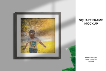 Square Frame Mockup