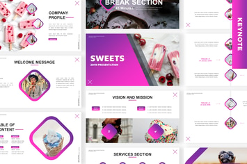 Sweets - Business Keynote Template