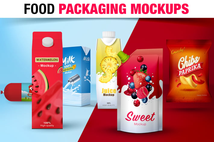 Food Packaging Mockups