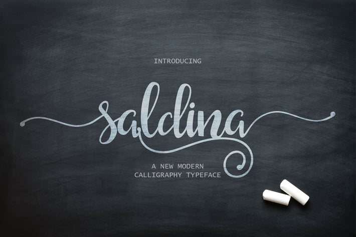 Saldina Script
