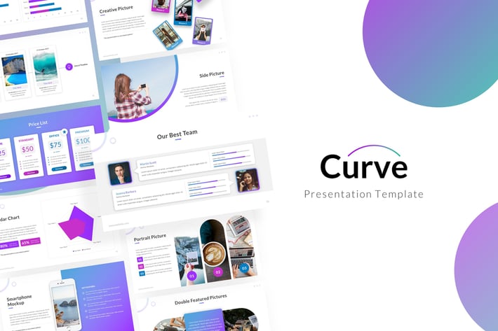 Curve - Creative Presentation Template