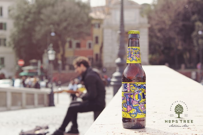 Artist Bridge Beer Mockup