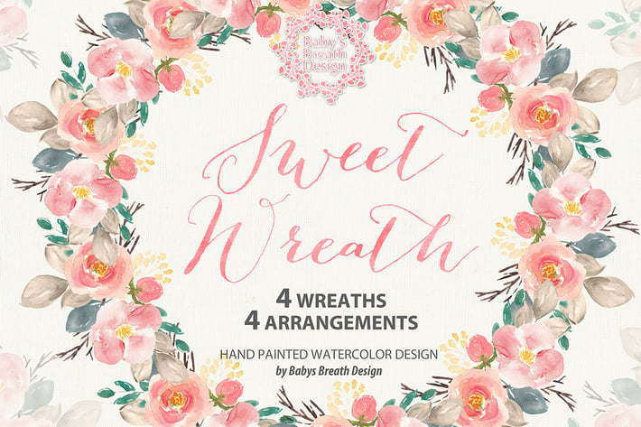 Sweet Garden wreath
