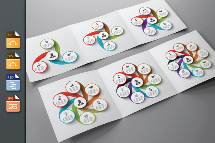 Infographics template set v.6