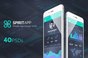 SpiritApp - Mobile Design UI Kit