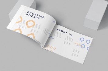 A4 Horizontal Brochure Mockups