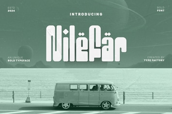 Nilefar - Unique Bold Typeface