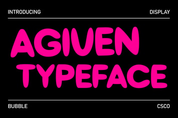 Agiven – Playful Font