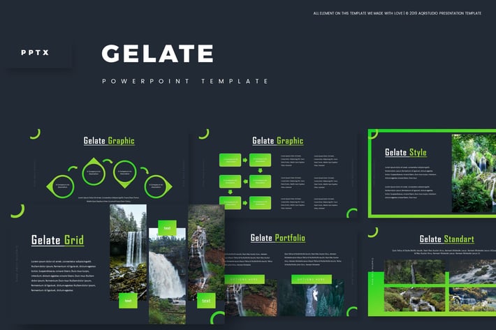 Gelate - Powerpoint Template