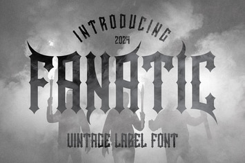 Fanatic - Retro Label Font