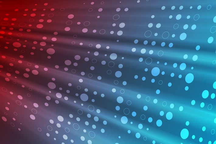Red and blue shiny tech abstract background