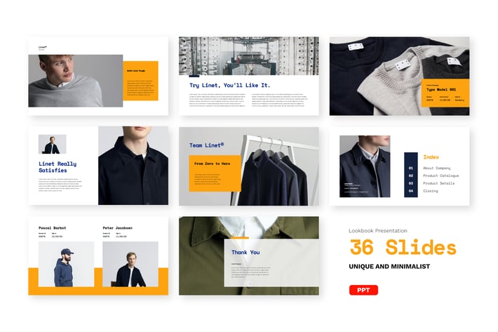 Linet Lookbook Powerpoint