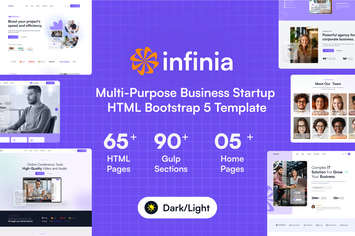 Infinia - Business Startup HTML Template