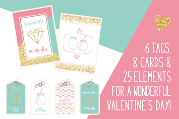 Valentine`s Day Vector Bundle