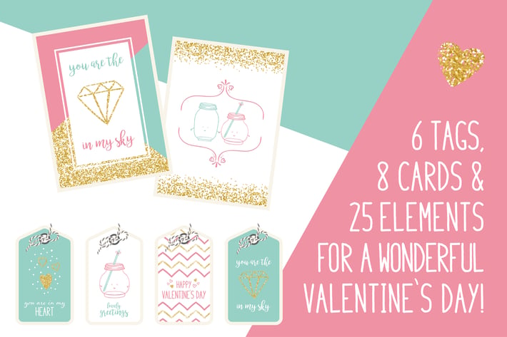 Valentine`s Day Vector Bundle