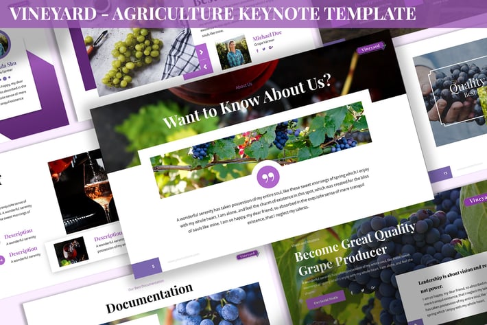 Vineyard - Agriculture Keynote Template